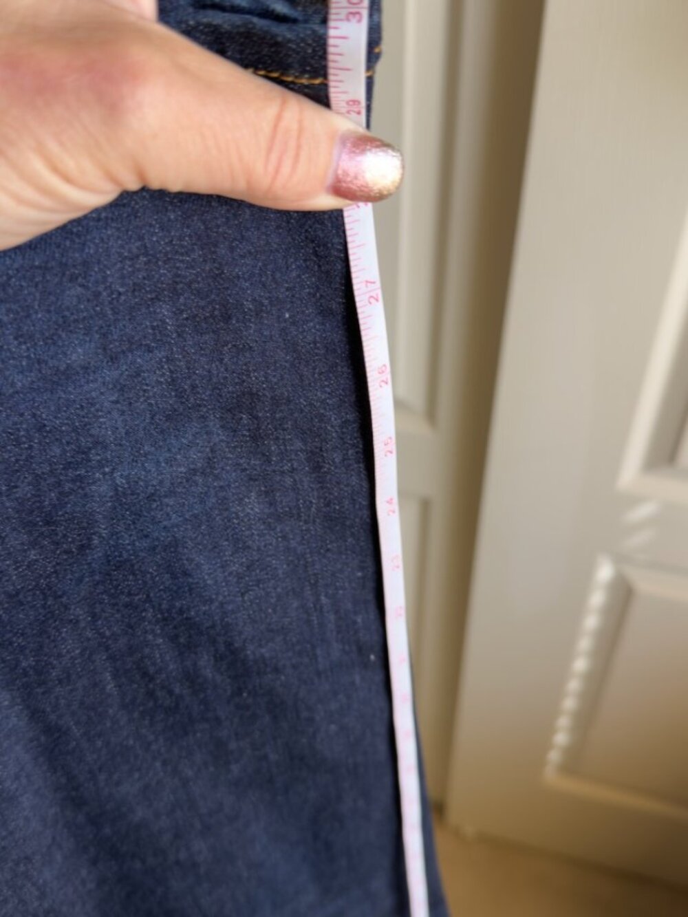Dolce & Gabbana Skinny Jeans Dark Wash Blue Made in Italy Logo Pocket IT48 - Picture 6 of 10